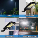 Lampa solara de perete, 48 COB, CL180- 6 Leduri si senzor miscare ( Lampi solare )