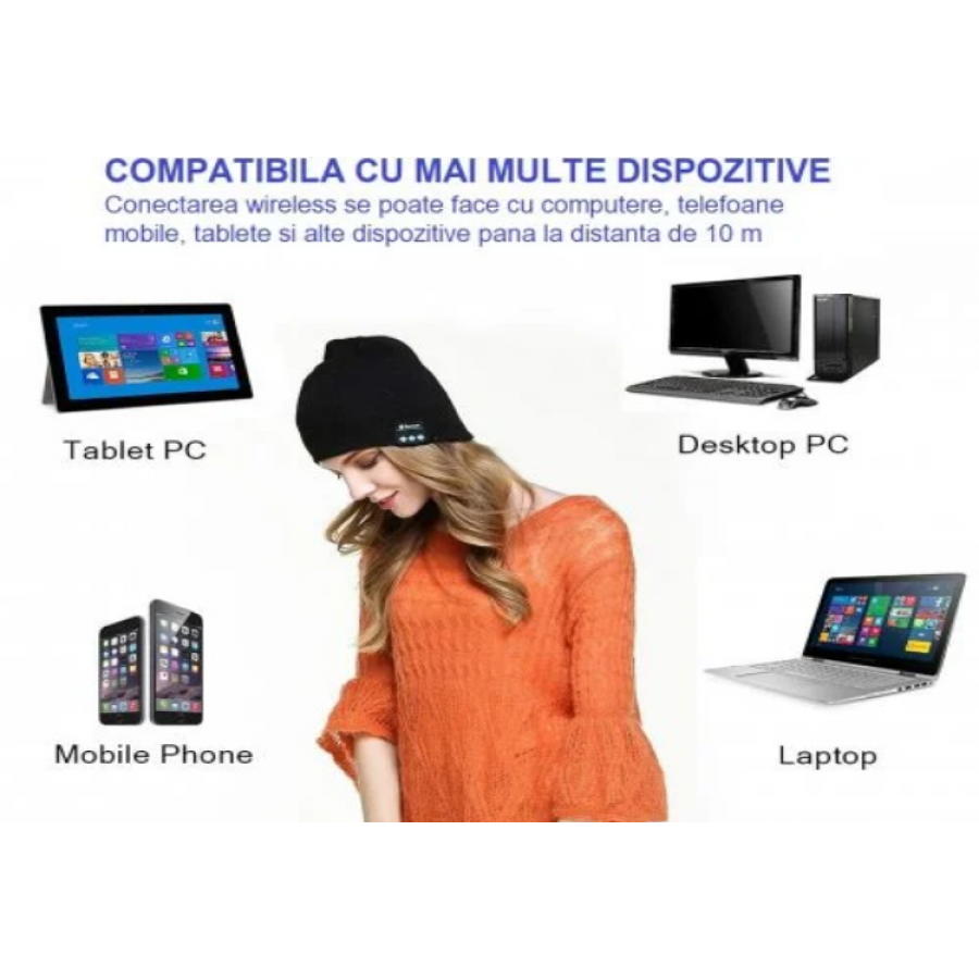 Pachet Promo- Vesta Termica Unisex Incalzita Electric prin usb + Fes, Caciula Unisex cu Casti Bluetooth + Baterie externa Solara 30000mAh