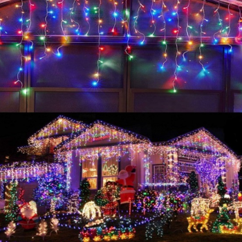 Instalatie de Craciun, plasa colorata, Cod 233 Instalatie de Craciun, plasa colorata, Cod 233