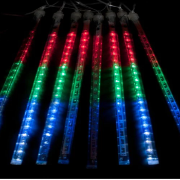 Instalație  de exterior cu 8 țurțuri 50 cm lungime, Instalație 8 tuburi