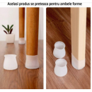 Set 16 protectii picioare scaun, universale din silicon, alb-transparent - Casa si gradina -wowreduceri.ro Set 16 protectii picioare scaun, universale din silicon, alb-transparent ( Casa si gradina )