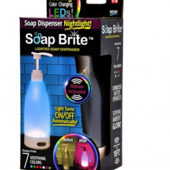 Dozator sapun soap brite cu lumina led senzor de miscare,400ml Dozator sapun soap brite cu lumina led senzor de miscare,400ml