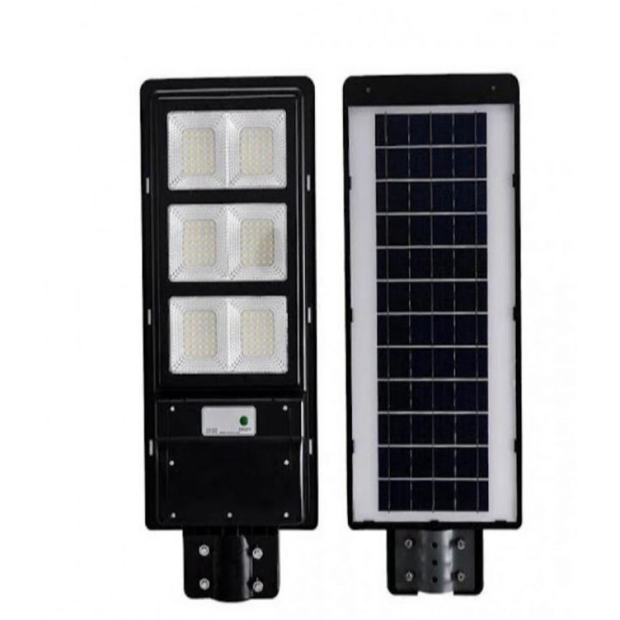 Lampa Solara stradala, Jortan, 300W, Led, corp iluminat exterior, cu incarcare solara, panou fotovoltaic, telecomanda, Cod 01350 W ( Lampi solare )