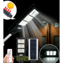 Lampa Solara stradala, Jortan, 300W, Led, corp iluminat exterior, cu incarcare solara, panou fotovoltaic, telecomanda, Cod 01350 W ( Lampi solare )