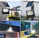 Proiector Led cu Panou Solar si Telecomanda 300W ( Iluminat )