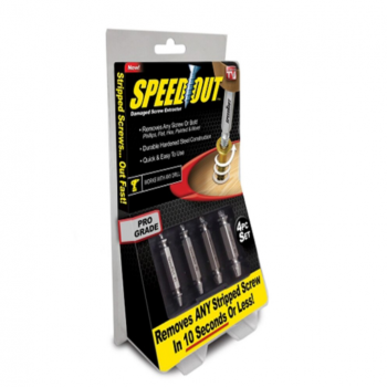 Set 4 extractoare pentru suruburi Speed Out