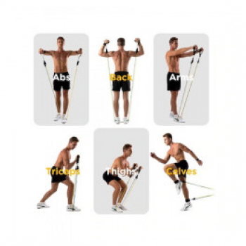 Sistem de antrenament fitness cu corzi extensibile