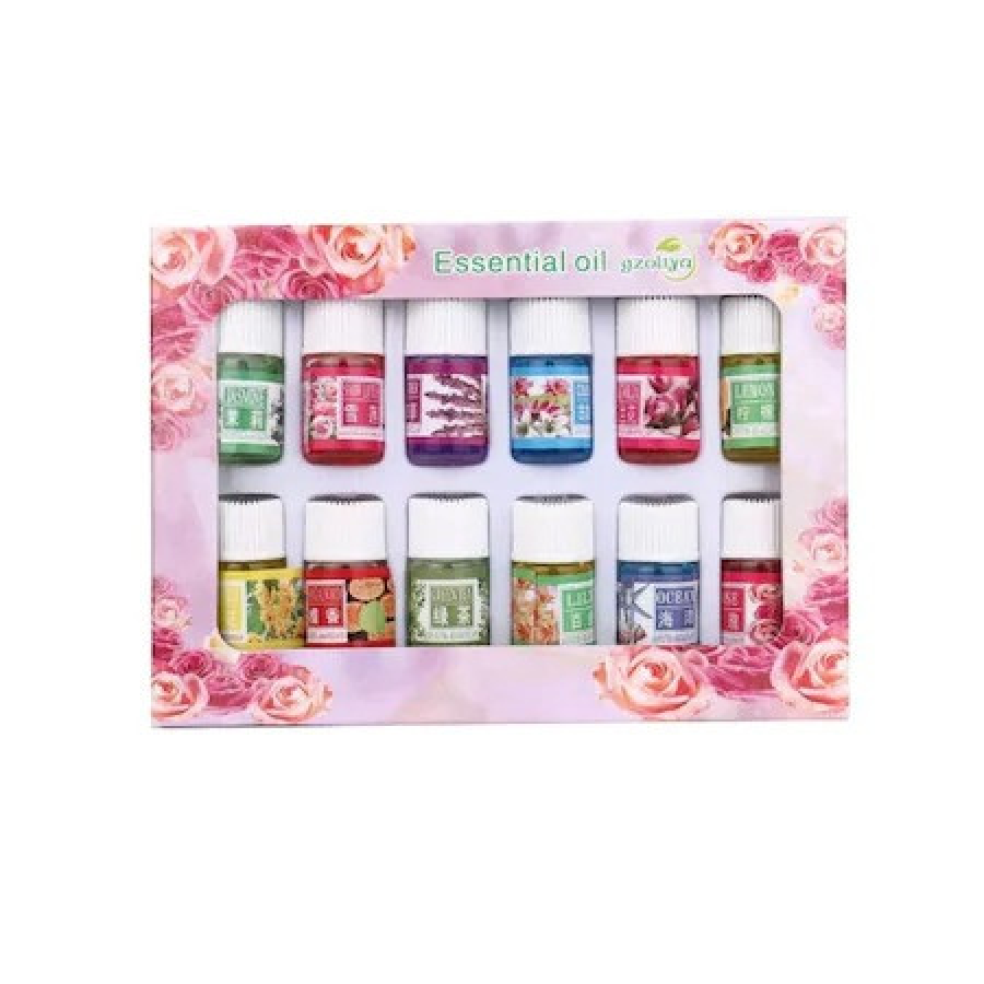 SET 12 Uleiuri Esentiale Pentru Aromaterapie , 12X 3 ML - Bucatarie -wowreduceri.ro SET 12 Uleiuri Esentiale Pentru Aromaterapie , 12X 3 ML ( Bucatarie )