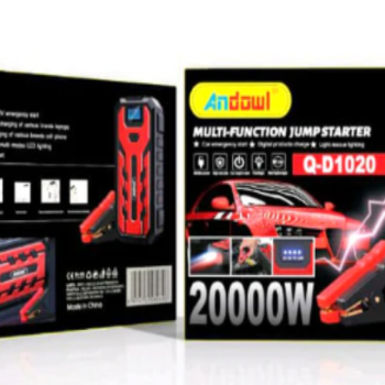 Starter Auto Multifunctional, Q-D1020, Acumulator Extern, Lanterna, 20.000mA, Curent De Pornire 400 A, Andowl Starter Auto Multifunctional, Q-D1020, Acumulator Extern, Lanterna, 20.000mA, Curent De Pornire 400 A, Andowl
