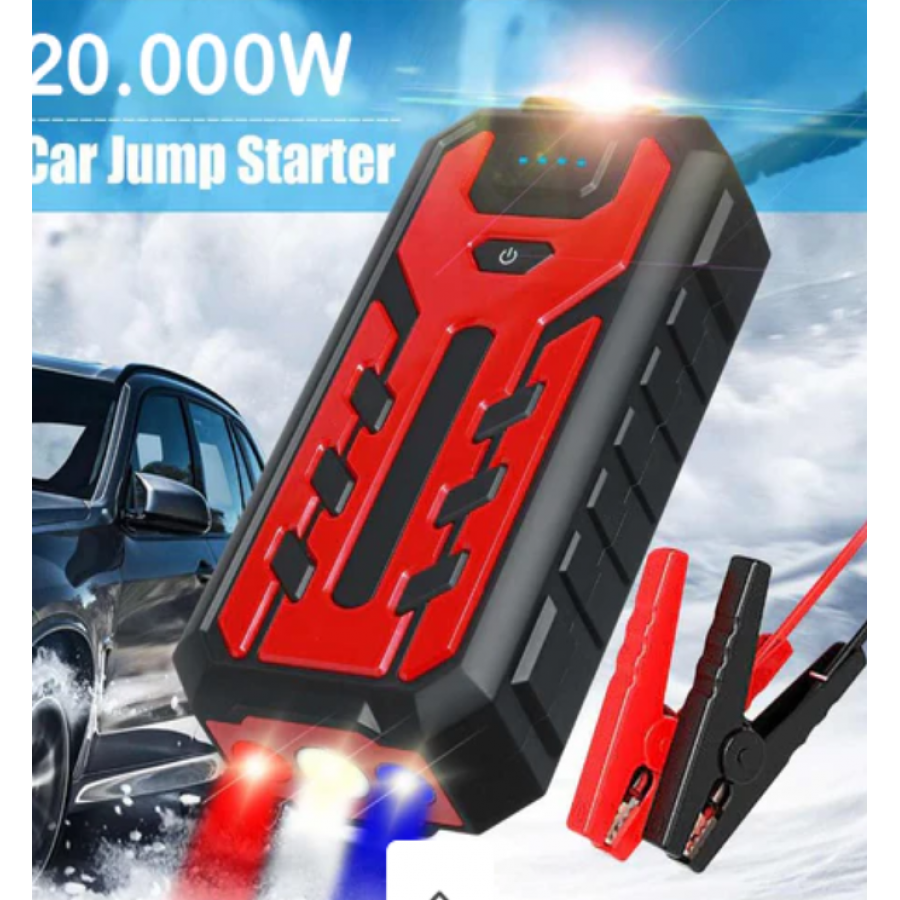 Starter Auto Multifunctional, Q-D1020, Acumulator Extern, Lanterna, 20.000mA, Curent De Pornire 400 A, Andowl Starter Auto Multifunctional, Q-D1020, Acumulator Extern, Lanterna, 20.000mA, Curent De Pornire 400 A, Andowl