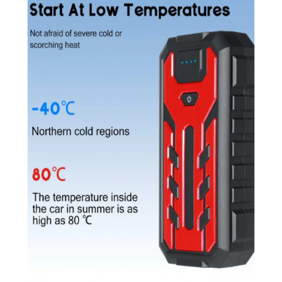Starter Auto Multifunctional, Q-D1020, Acumulator Extern, Lanterna, 20.000mA, Curent De Pornire 400 A, Andowl Starter Auto Multifunctional, Q-D1020, Acumulator Extern, Lanterna, 20.000mA, Curent De Pornire 400 A, Andowl