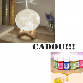 Lampa  de Veghe cu  Difuzor Aromaterapie in Forma de Luna, Umidificator, plus 12 Uleiuri Aromaterapie CADOU Lampa  de Veghe cu  Difuzor Aromaterapie in Forma de Luna, Umidificator, plus 12 Uleiuri Aromaterapie CADOU
