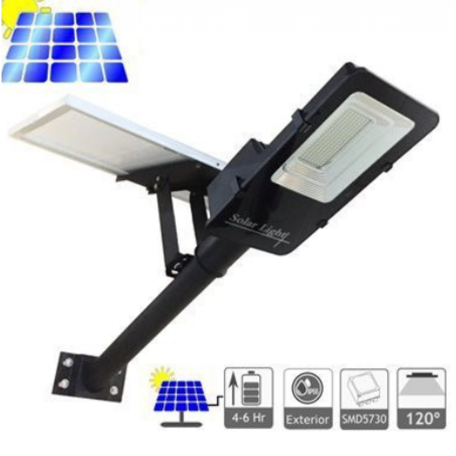Lampa Stradala Proiector LED cu Incarcare Solara Jortan, 1 cadran, 100W - Lampi solare -wowreduceri.ro Lampa Stradala Proiector LED cu Incarcare Solara Jortan, 1 cadran, 100W ( Lampi solare )