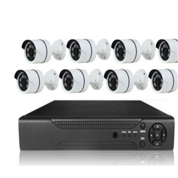 Kit de supraveghere cu 8 camere FULL CCTV AHD, de interior/exterior , JORTAN cu fir, 04800 Kit de supraveghere cu 8 camere FULL CCTV AHD, de interior/exterior , JORTAN cu fir, 04800