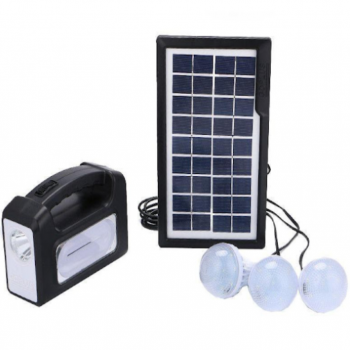 Kit Lanterna cu panou solar, 3 becuri LED , GDPLUS, GD-7 Kit Lanterna cu panou solar, 3 becuri LED , GDPLUS, GD-7