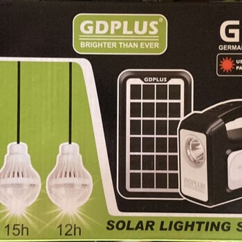 Kit Lanterna cu panou solar, 3 becuri LED , GDPLUS, GD-7 Kit Lanterna cu panou solar, 3 becuri LED , GDPLUS, GD-7