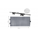 Parasolar Auto Retractabil Automat pentru Parbriz sau Luneta Spate tip Jaluzea cu Ventuze