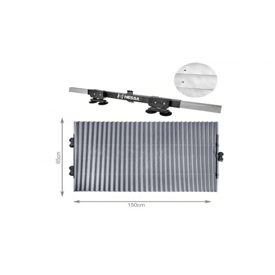 Parasolar Auto Retractabil Automat pentru Parbriz sau Luneta Spate tip Jaluzea cu Ventuze