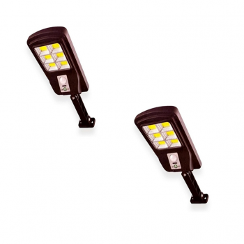 Set 2 Lampi solare de perete, 48 COB, CL180- 6 Leduri si senzor miscare Set 2 Lampi solare de perete, 48 COB, CL180- 6 Leduri si senzor miscare