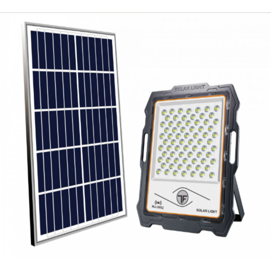 Proiector LED cu Panou Fotovoltaic, 300 W, cu incarcare solara - Lampi solare -wowreduceri.ro Proiector LED cu Panou Fotovoltaic, 300 W, cu incarcare solara ( Lampi solare )