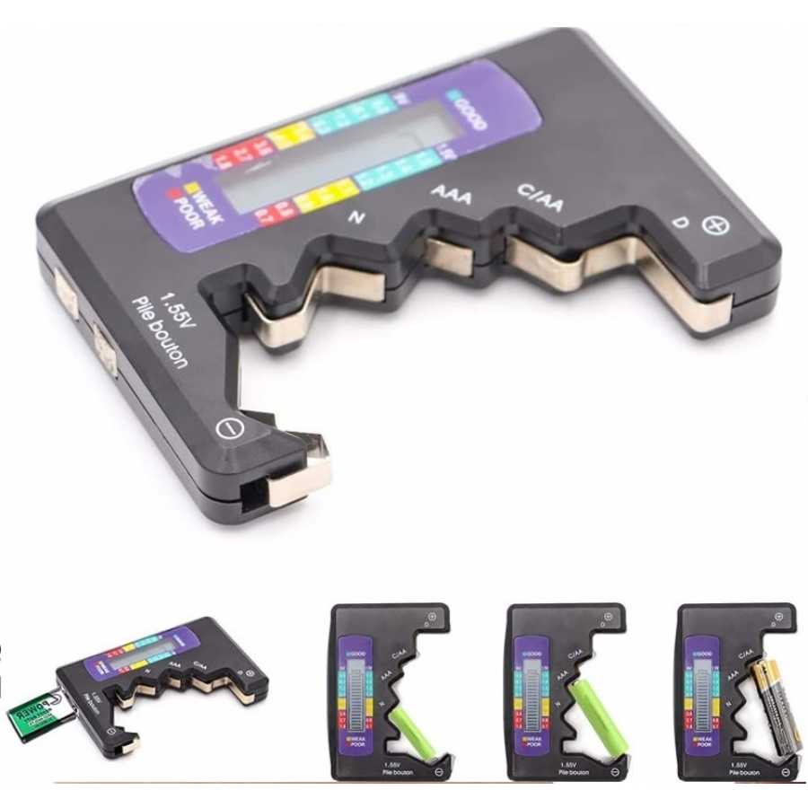 Aparat Tester Universal Pentru Baterii - Truse scule si unelte -wowreduceri.ro Aparat Tester Universal Pentru Baterii ( Truse scule si unelte )