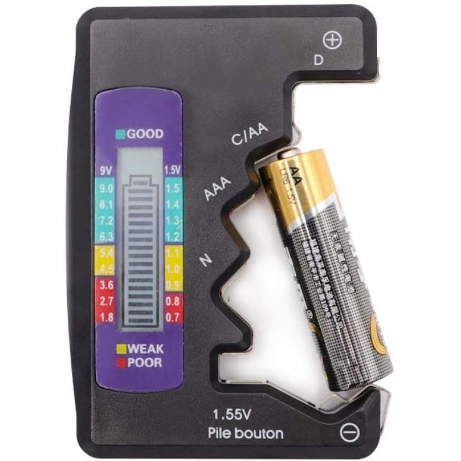 Aparat Tester Universal Pentru Baterii - Truse scule si unelte -wowreduceri.ro Aparat Tester Universal Pentru Baterii ( Truse scule si unelte )