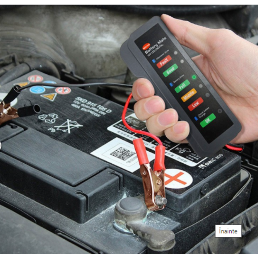 Aparat Tester Pentru Baterii Auto - Truse scule si unelte -wowreduceri.ro Aparat Tester Pentru Baterii Auto ( Truse scule si unelte )