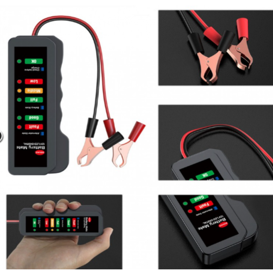 Aparat Tester Pentru Baterii Auto - Truse scule si unelte -wowreduceri.ro Aparat Tester Pentru Baterii Auto ( Truse scule si unelte )