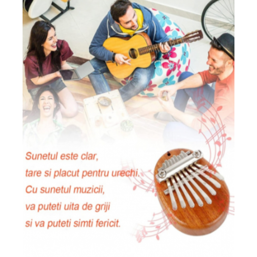 Mini Pian Kalimba cu 8 Clape ( Jucarii )