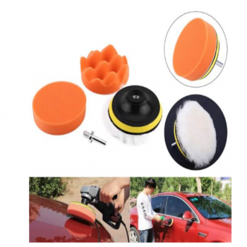 Kit de Lustruire Auto din 4 piese cu Adaptor Pentru Bormasina Kit de Lustruire Auto din 4 piese cu Adaptor Pentru Bormasina
