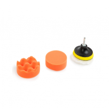 Kit de Lustruire Auto din 4 piese cu Adaptor Pentru Bormasina Kit de Lustruire Auto din 4 piese cu Adaptor Pentru Bormasina