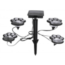 Set 4 Lampi Solare LED, tip Amprenta Labuta de Caine ( Lampi solare )