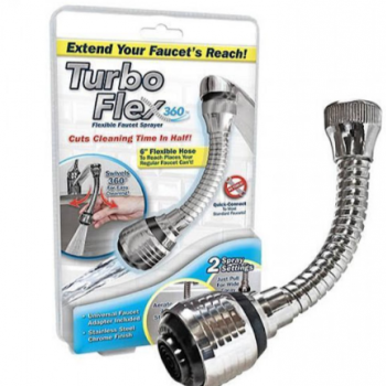 Prelungitor flexibil universal pentru robinet Turbo Flex Prelungitor flexibil universal pentru robinet Turbo Flex