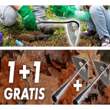 Unealtă grădinărit 1+1 GRATIS Sapaliga multifunctionala pentru scoaterea simplă a buruienilor și pentru sol
