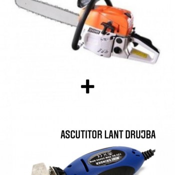 Set Drujba WERSTIL si Ascutitor lant Drujba 12 V Set Drujba WERSTIL si Ascutitor lant Drujba 12 V