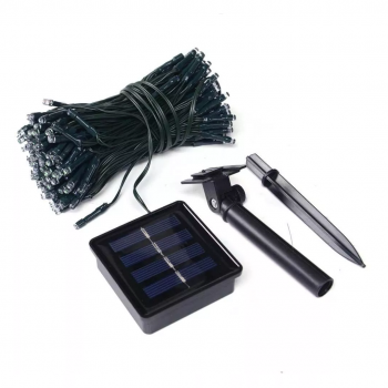 Instalatie Solara Led cu 100 Leduri Multicolore ,10m, Diferite jocuri de lumini