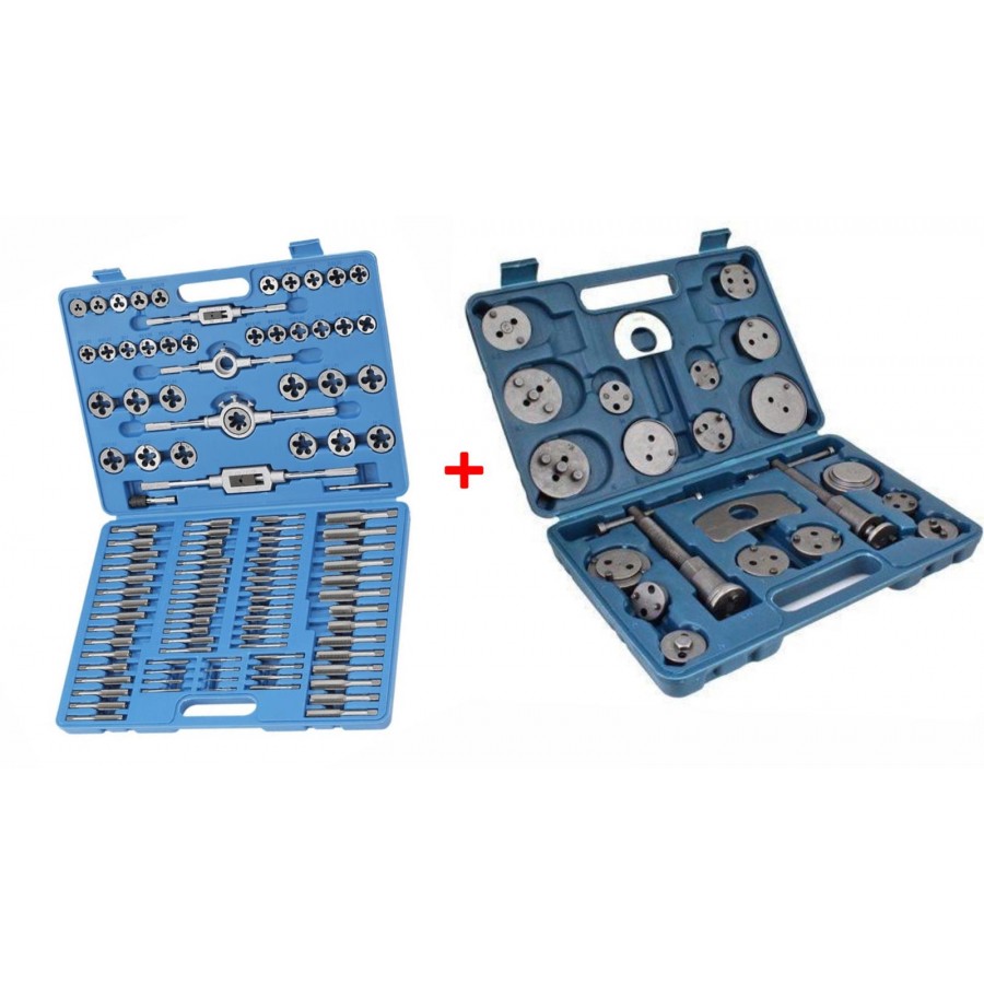 PACHET PROMOTIONAL Trusa deTarozi si Filiere + Presa pentru repararea pistoanelor de frana Tagred, 22 piese complexe - Truse scule si unelte -wowreduceri.ro PACHET PROMOTIONAL Trusa deTarozi si Filiere + Presa pentru repararea pistoanelor de frana Tagred, 22 piese complexe ( Truse scule si unelte )
