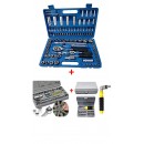 PACHET PROMOTIONAL Trusa de 108 chei tubulare cromate + Set complet surubelnita brat flexibil cu accesorii, trusa 41in1 + Set Complet Capete Tubulare si Cheie 40 piese - Truse scule si unelte -wowreduceri.ro PACHET PROMOTIONAL Trusa de 108 chei tubulare cromate + Set complet surubelnita brat flexibil cu accesorii, trusa 41in1 + Set Complet Capete Tubulare si Cheie 40 piese ( Truse scule si unelte )
