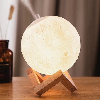 2 in 1 umidificator si lampa de veghe Moon Lamp Humidifier, capacitate rezervor 880 ml + Ulei aromaterapie CADOU 2 in 1 umidificator si lampa de veghe Moon Lamp Humidifier, capacitate rezervor 880 ml + Ulei aromaterapie CADOU