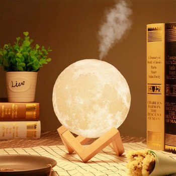 2 in 1 umidificator si lampa de veghe Moon Lamp Humidifier, capacitate rezervor 880 ml, 13 cm 2 in 1 umidificator si lampa de veghe Moon Lamp Humidifier, capacitate rezervor 880 ml, 13 cm