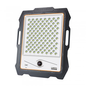 Proiector LED cu panou solar si camera WiFi, 200W, lumina alba, telecomanda, cod 0190 Proiector LED cu panou solar si camera WiFi, 200W, lumina alba, telecomanda, cod 0190