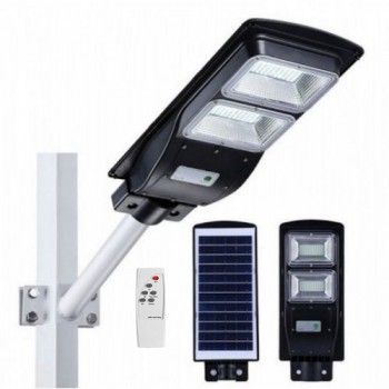 Lampa Solara LED 60 W Corp Iluminat Jortan cu Incarcare Solara Panou Fotovoltaic + Telecomanda + STALP METALIC Lampa Solara LED 60 W Corp Iluminat Jortan cu Incarcare Solara Panou Fotovoltaic + Telecomanda + STALP METALIC
