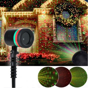 Proiector cu Laser LED, exterior/ interior, cu puncte rosii si verzi