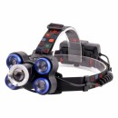 Lanterna frontala de cap 5 LED reglabila cu acumulator - Iluminat -wowreduceri.ro Lanterna frontala de cap 5 LED reglabila cu acumulator ( Iluminat )
