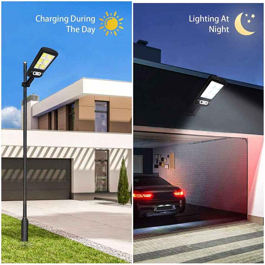 Lampa solara cu inductie, 6 leduri, 1.5W, telecomanda inclusa - Panouri solare - wowreduceri.ro