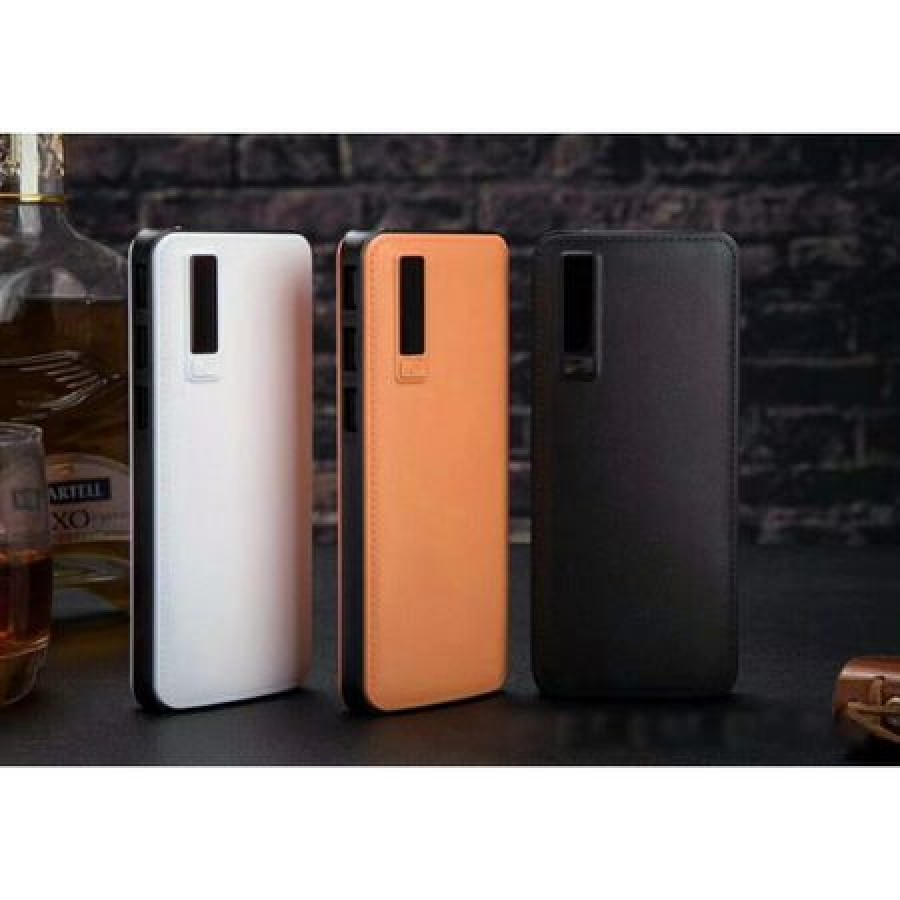Set 3 x Baterie Externa Smart Power Bank 20000 mAh, 3 x USB Design Piele, cod 0150200zd ( Accesorii Telefoane )