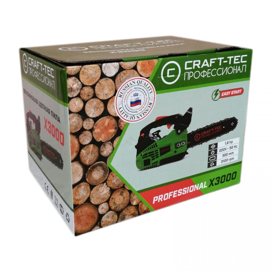 Drujba pe benzina Craft Tec X3000, 3100 rpm, 1.8 CP, 200 ml, lama 30cm, ochelari si manusi protectie CADOU - PRODUSE NOI -wowreduceri.ro Drujba pe benzina Craft Tec X3000, 3100 rpm, 1.8 CP, 200 ml, lama 30cm, ochelari si manusi protectie CADOU ( PRODUSE NOI )