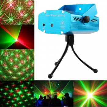 Mini proiector laser cu joc de lumini si senzor de sunet Mini proiector laser cu joc de lumini si senzor de sunet