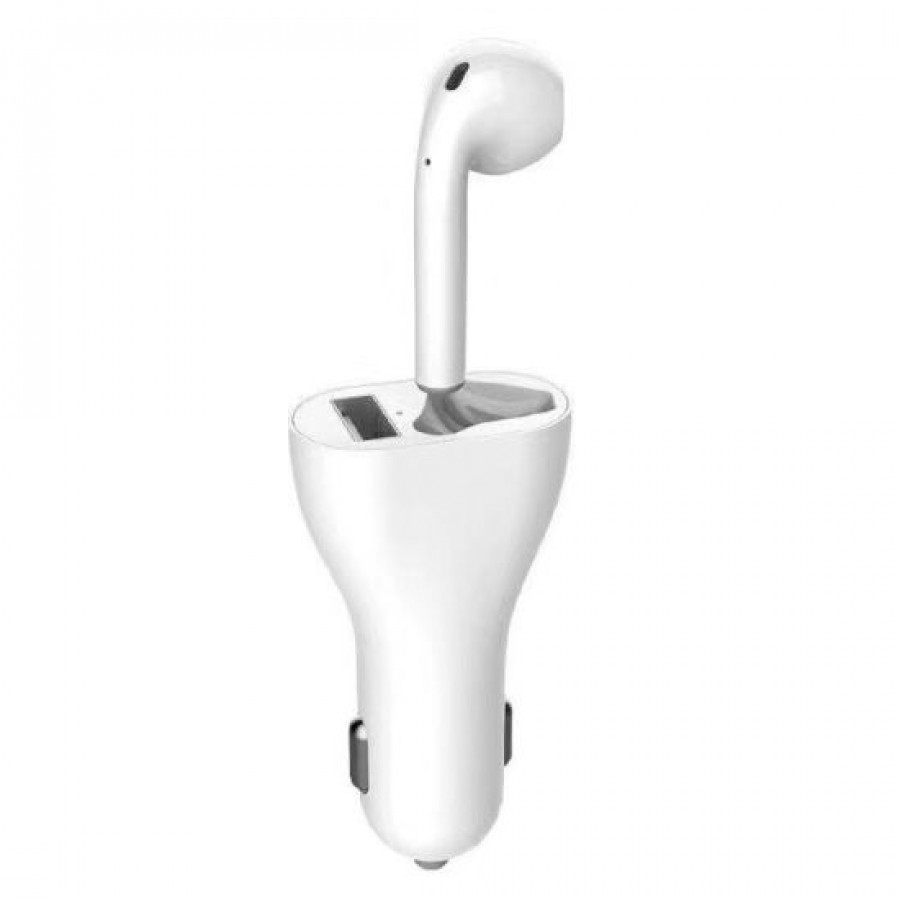 Casca Bluetooth cu incarcator auto si usb, alb - Boxe, Casti, Microfoane -wowreduceri.ro Casca Bluetooth cu incarcator auto si usb, alb ( Boxe, Casti, Microfoane )