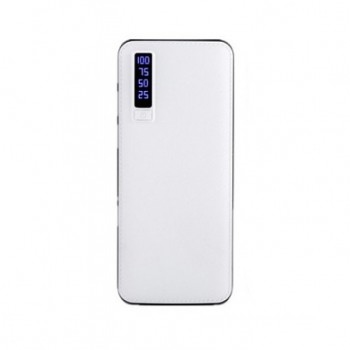 Baterie Externa Smart Power Bank 20000 mAh, 3 x USB Design Piele, Alb, cod 012mhm Baterie Externa Smart Power Bank 20000 mAh, 3 x USB Design Piele, Alb, cod 012mhm